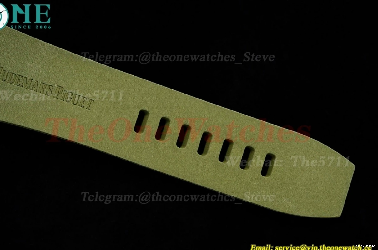 42mm Royal Oak BF 15720 Stk SS Offshore A4308 Green Diver RU 0302